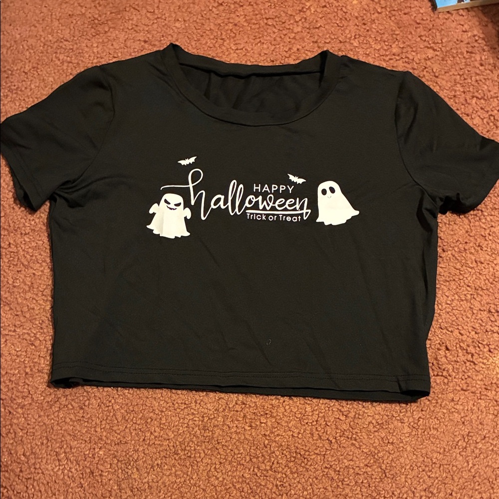 SHEIN Halloween Ghost and Pumpkin Pajama Set - Picture 2 of 8